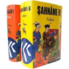 Kabalcı Yayınları Şahname Firdevsi - 1 ve 2 Tam Metin- 2 Cilt Takım - Ciltli Şömizli Özel Baskı - Firdevsinin Şahnamesi - Şehname