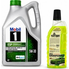 Mobil 1 Esp Formula P Dexos2 Dpf Motor Yağı 5W-30 5 Litre + Oto Şampuan 1000 ml