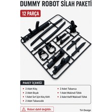 Tiri Design Dummy Robot Uyumlu 12 Parça Silah Paketi ve Aksesuar Seti – Robot Hariç