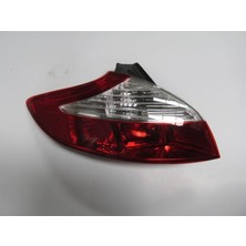 Oto101 Renault Megane- 3- Hb- 14/15; Dış Stop Lambası Sol Kırmızı/beyaz (Pleksan)