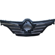 Oto101 Renault Megane- 4- Sd/hb- 16/20; Ön Panjur Siyah 7 Nikelaj Çıtalı (Icon Modeli Için) (Eurobump)