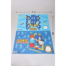 x Dekomus Lisanslı Sonic 2 Adet Beslenme Örtüsü
