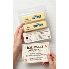 Vittuc 2 Adet Butter Squishy Tereyağı Tasarımlı Viral Sıkılabilir Stres Oyuncağı – Yumuşak Duyusal Fidget Oyuncak