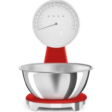 Die Grup Smeg 50's Style Retro Kırmızı Analog Mutfak Tartısı KSF01RDWW