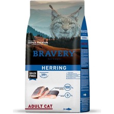 Die Grup Bravery Tahılsız Ringa Balıklı Yetişkin Kedi Maması 2 kg