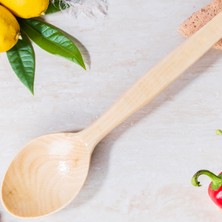 Die Grup Ulu Ahşap Servis Vernikli 27 cm Kaşık