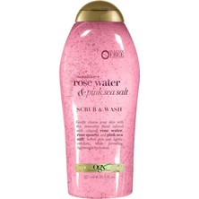 Die Grup Ogx Pembe Deniz Tuzu ve Gül Suyu Nazik Yatıştırıcı Vücut Fırçalama, Hafif Eksfoliye Vücut Yıkama, Sülfat Içermez, 19,5 Ounce, 1,0 Sayısı