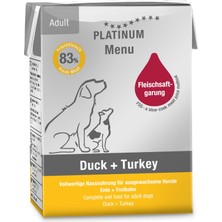 Die Grup Platinum Ördekli ve Hindili Yaş Köpek Maması 185 gr