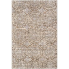 Die Grup Cool Halı Hanedan Kahverengi Halı Klasik Desenli Eskitme Vintage Halı Makine Dokuma Oturma Odası Salon Halısı 200X300