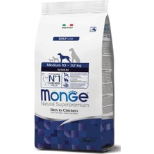 Die Grup Monge Natural Superpremıum Medium Köpek Yaşlı Köpek Kuru Yem