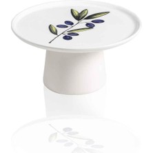 Die Grup [marka] Olivos Ayaklı Servis Tabağı 10X19 cm