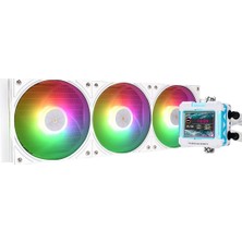 Die Grup Thermalright Frozen Warframe 360 Bw Argb 360MM Intel-Amd Uyumlu Işlemci Sıvı Soğutucu