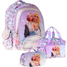 Die Grup Wow Generation Üçlü Ilkokul Okul Çanta Seti - Pembe - Friends Baskılı - Kız Çocuk - SETWG-W6054A