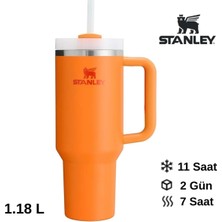 Die Grup Stanley The Quencher H2.o Flowstate Tumbler Pipetli Termos, 1.18L, Turuncu