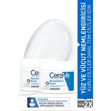 Die Grup Cerave Nemlendirici Yüz ve Vücut Kremi-Kuru Ciltler Için Seramid ve Hyalüronik Asit Içerikli 340GR x 2 Adet