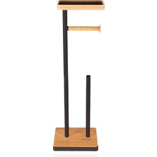 Die Grup [marka] Tepsili Tuvalet Kağıdı Standı Siyah GLV0756