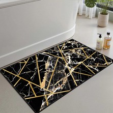 Die Grup Monnhein Banyo Paspası, Yumuşak Banyo Halısı, Kaymaz Dot Tabanlı, Su Emici, Makinede Yıkanabilir - 80 x 150 cm