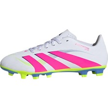 Die Grup Adidas Unisex Yetişkin Predator Club Fg/mg Futbol Ayakkabısı (Sert Zemin) Ftwwht/lucpnk/luclem 38