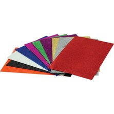 Die Grup Lino Eva 20 x 30 cm 10 Renk 2 mm Simli, Yapışkanlı