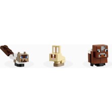 Die Grup LEGO Minecraft - Yavru Moblar Kedi Tavşan ve Inek Orijinal Figürler 5701327804026