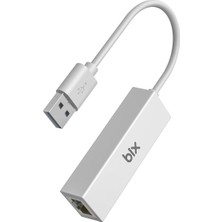 Die Grup Bix Adp-10 USB 2.0 To RJ45 10/100 Mbps Ethernet Dönüştürücü Adaptör