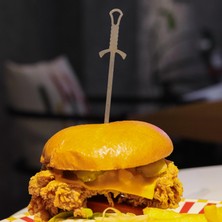Die Grup Kamp Ayısı® Sword™ 6 Adet Paslanmaz Çelik Burger Şişi