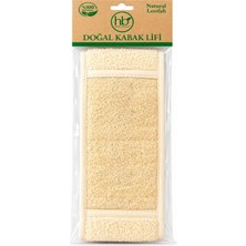 Die Grup Hb Organik Doğal Ürünler Kabak Lifi Sırtlık Vücut Kesesi, 35 x 10 Cm, Krem