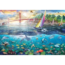 Die Grup Anatolian Puzzle - San Francisco Köprüsü / 2000 Parça Puzzle, #3968