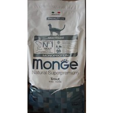 Die Grup Sterilize Monoprotein Kedi Maması Alabalık 10 kg