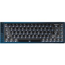 Die Grup Iqunıx MEET68 Ultra Jewel Blue%65 Omega Manyetik Switch 8k Hz He Rgb Ingilizce Mekanik Gaming Klavye
