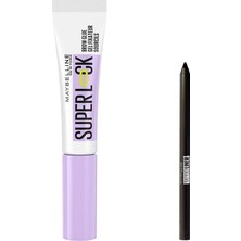 Die Grup Maybelline New York Super Lock Brow Glue Kaş Sabitleyici Maskara & Maybelline Tattoo Mini Jel Göz Kalemi Hediyeli
