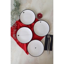 Die Grup Keramika Sensa Ege Pasta Tabağı 20 cm 4 Adet 23789-92