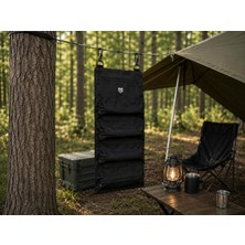 İroncaravan Kamp & Karavan Organizer Çanta – Askılı Outdoor Ekipman Düzenleyici, Katlanabilir Taşıma Çantası Beş Gözlü