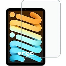Die Grup Engo Apple iPad Mini 6 Ile Uyumlu Ekran Koruyucu 9h Temperli Kırılmaz Esnek Nano Cam, Çizilmeye ve Darbeye Dayanıklı Koruma, Hd Şeffaf