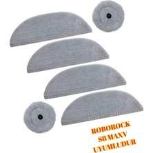Die Grup Lin Grup Roborock S8 Maxv Ultra ile Uyumlu Kenar Süpürme Mop Paspas