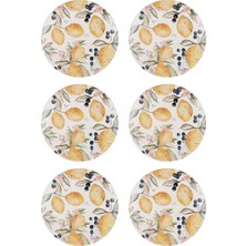 Die Grup [marka] Limoncello Pasta Tabağı 6lı Set 19 cm LMN012