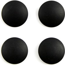 Die Grup Mcstorey MacBook 12 Inç Retina A1534 Alt Kapak Rubber Feet Seti | Kaymaz Plastik Pabuç Yedek Ayaklar, Vidalı Tasarım (2015–2017) Siyah