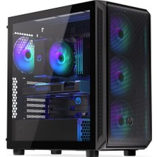Die Grup Endorfy Arx 700 Argb, Geniş Atx Kasası, 4x 140 mm Argb Fan Dahil, Birçok Bileşenle Yüksek Uyumluluk | EY2A013