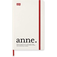 Die Grup LÛGAT365 13X21 Çizgili Defter - Anne
