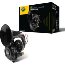 Die Grup Hella Korna CA20-115DB(A) - Frekans Aralığı: 400Hz - Yüksek Ses - Elektrikli Pnömatik - Ece Onaylı - Gövde Rengi: Siyah - Miktar: 1 Horn