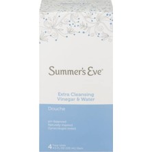 Die Grup Summer's Eve Douche 4'lü Paket, Ekstra Temizleyici Sirke ve Su, 45,72 ml Kutu (1'li Paket)
