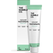 Die Grup The Humble Co. - Toothpaste Adult Fresh Mint 75 ml Nane Aromalı Doğal Diş Macunu 75 Ml, Doğal Olarak Temiz Bir Gülümseme Için Ferah Nane Aromalı Diş Macunu
