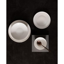 Die Grup Mirage 6 Kişilik 24 Parça Yemek Takımı - Beyaz/silver