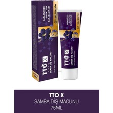 Die Grup Tto x Kara Mürverli Diş Macunu, 75 Ml, Ferah Nefes, Doğal Bakım, Sls ve Florür Içermez