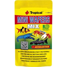 Die Grup Tropical Mini Wafers Mix 18GR Vatoz ve Çöpçü Balığı Yemi