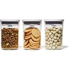 Die Grup Oxo Good Grips-Set Yuvarlak Mini Pop Kaplardan - 3 Parçalı