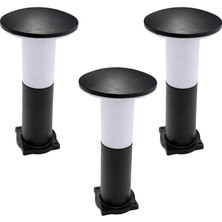 Die Grup Mantar Set Üstü Bahçe Aydınlatma Armatürü 3 Adet 40 cm Duvar Üstü Mekan Aydınlatma Modern Tasarım