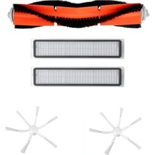 Die Grup Ozemtek Beyaz Dreame Bot L10 L10 Dreame Vacuum Mop D9 D9 Max Pro Hepa Filtre Fırça Yenileme Seti- 5 Adet Dreame Vacuum Mop D9 Max Dreame Bot L10 L10 6 Kollu Yan Fırçalı Yedek Aksesuar Seti-5 Parça