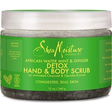 Die Grup Shea Moisture African Wild Water Nane Detoks & El ve Vücut Fırçasını Uyarır, 12 Ons (1'li Paket)