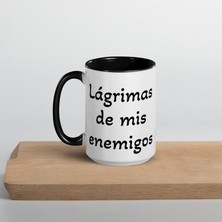 Die Grup Lágrimas Ispanyolca De Mis Enemigos Kupa - Renkli Kupa Ingilizce Kahve Kupa Kahve Fincanı Kupa